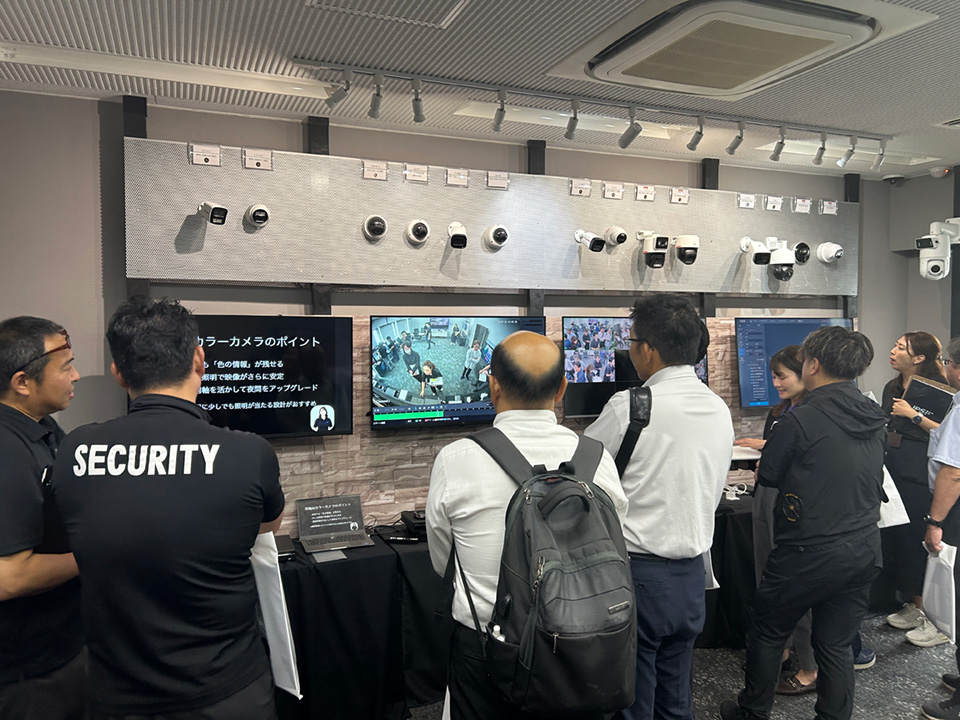 防犯カメラ展示会